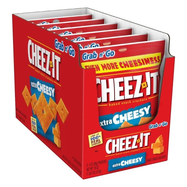 CHEEZIT 6/3OZ EXTRA CHEESE Serena Wholesale