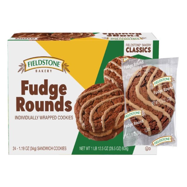 FIELDSTONE FUDGE ROUNDS 1.19OZ 24CT Serena Wholesale