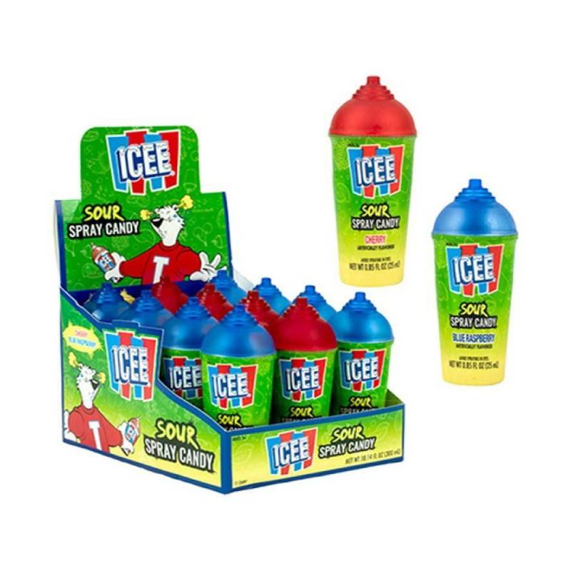 ICEE SOUR SPRAY CANDY 12CT Serena Wholesale