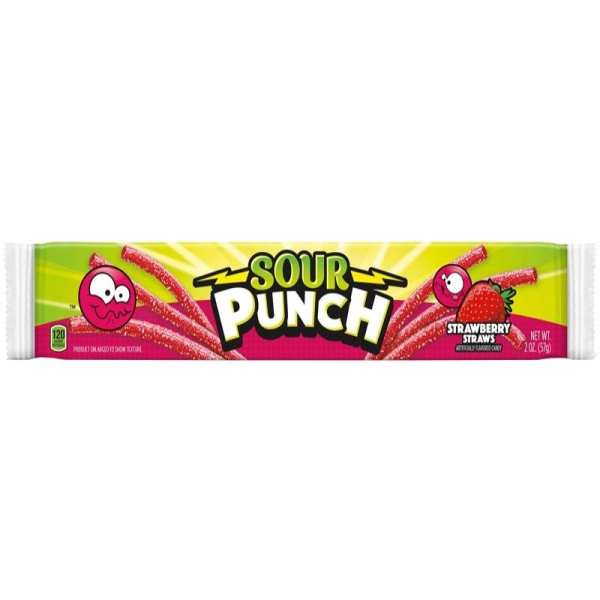 SOUR PUNCH 2OZ STRAWBERRY Serena Wholesale