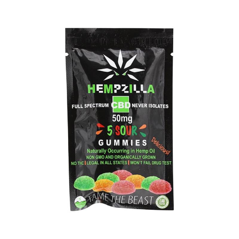 ZILLA GUMMI 50MG SOUR Serena Wholesale